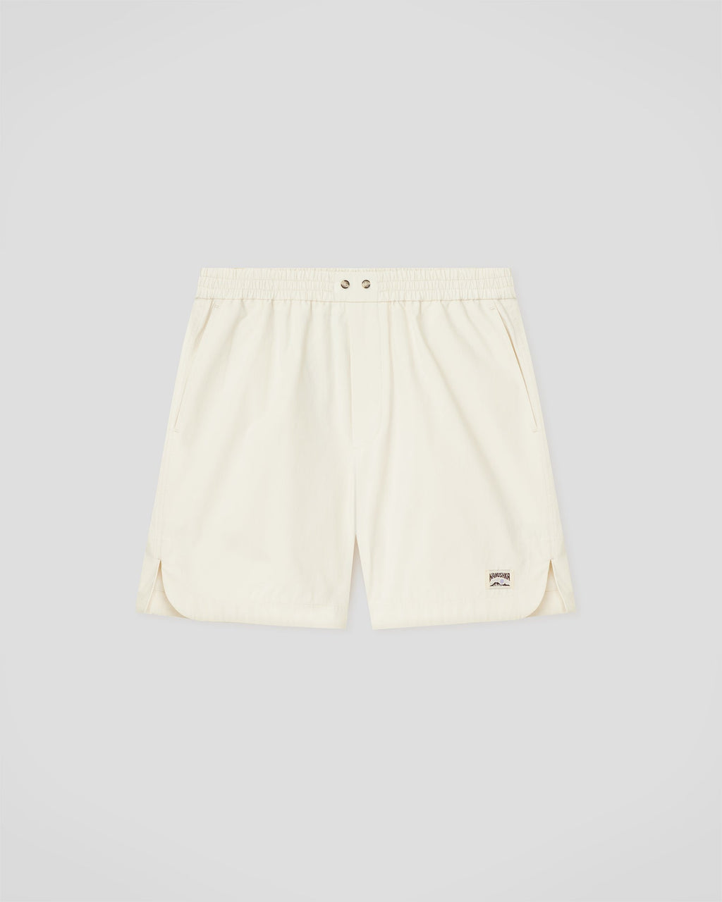 Short décontracté d'été en coton crème, coupe relax, pour homme