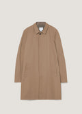 Mac mi-long doublé imperméable en coton pour homme - Beige Pierre