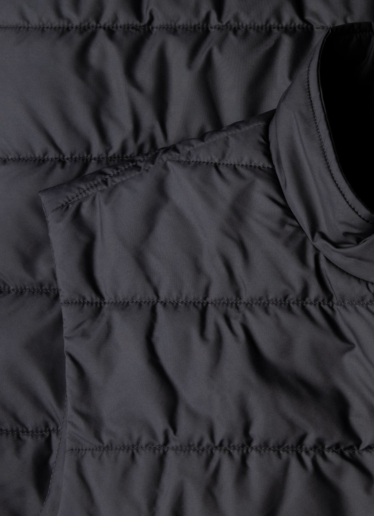 Gilet matelassé sans manches pour homme en bleu marine foncé