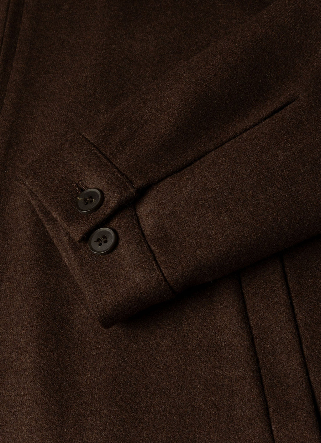 Blouson Harrington zippé en laine bouillie truffe entièrement doublé