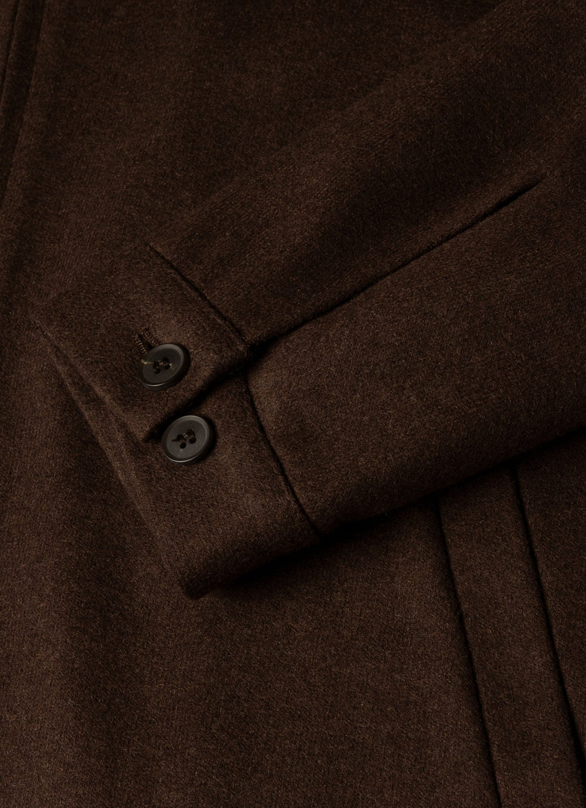 Blouson Harrington zippé en laine bouillie truffe entièrement doublé